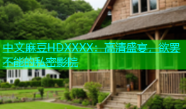 中文麻豆HDXXXX：高清盛宴，欲罢不能的私密影院