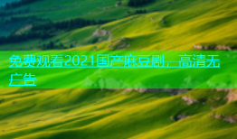 免费观看2021国产麻豆剧，高清无广告