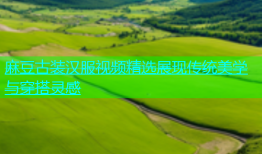 麻豆古装汉服视频精选展现传统美学与穿搭灵感