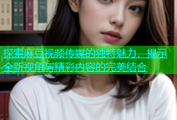 探索麻豆视频传媒的独特魅力，揭示全新视角与精彩内容的完美结合