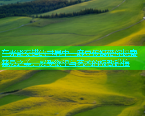 在光影交错的世界中，麻豆传媒带你探索禁忌之美，感受欲望与艺术的极致碰撞